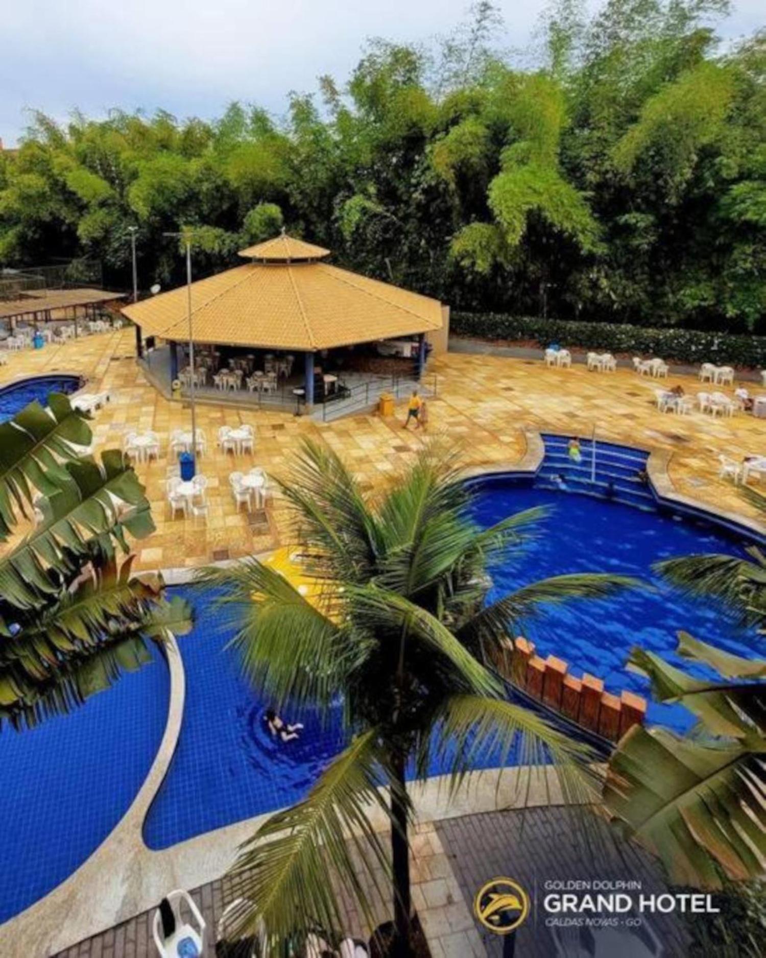 Caldas Novas, Golden Dolphin Grand Hotel, Quarto Sala Cozinha Aconchegante, Ap 361 Ngoại thất bức ảnh