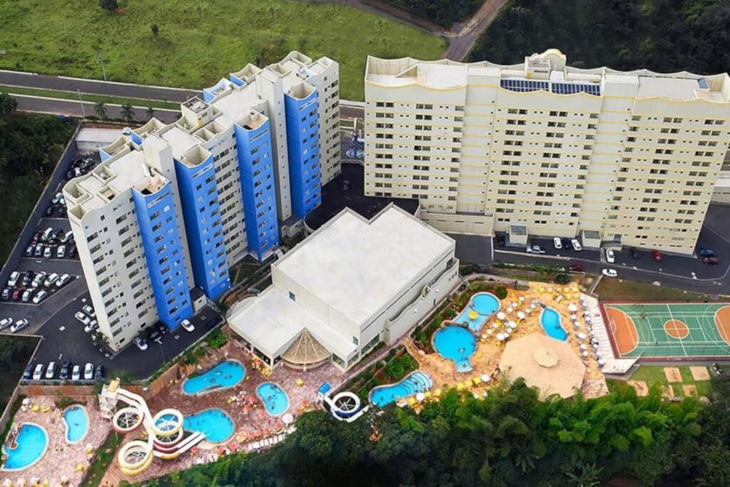 Caldas Novas, Golden Dolphin Grand Hotel, Quarto Sala Cozinha Aconchegante, Ap 361 Ngoại thất bức ảnh