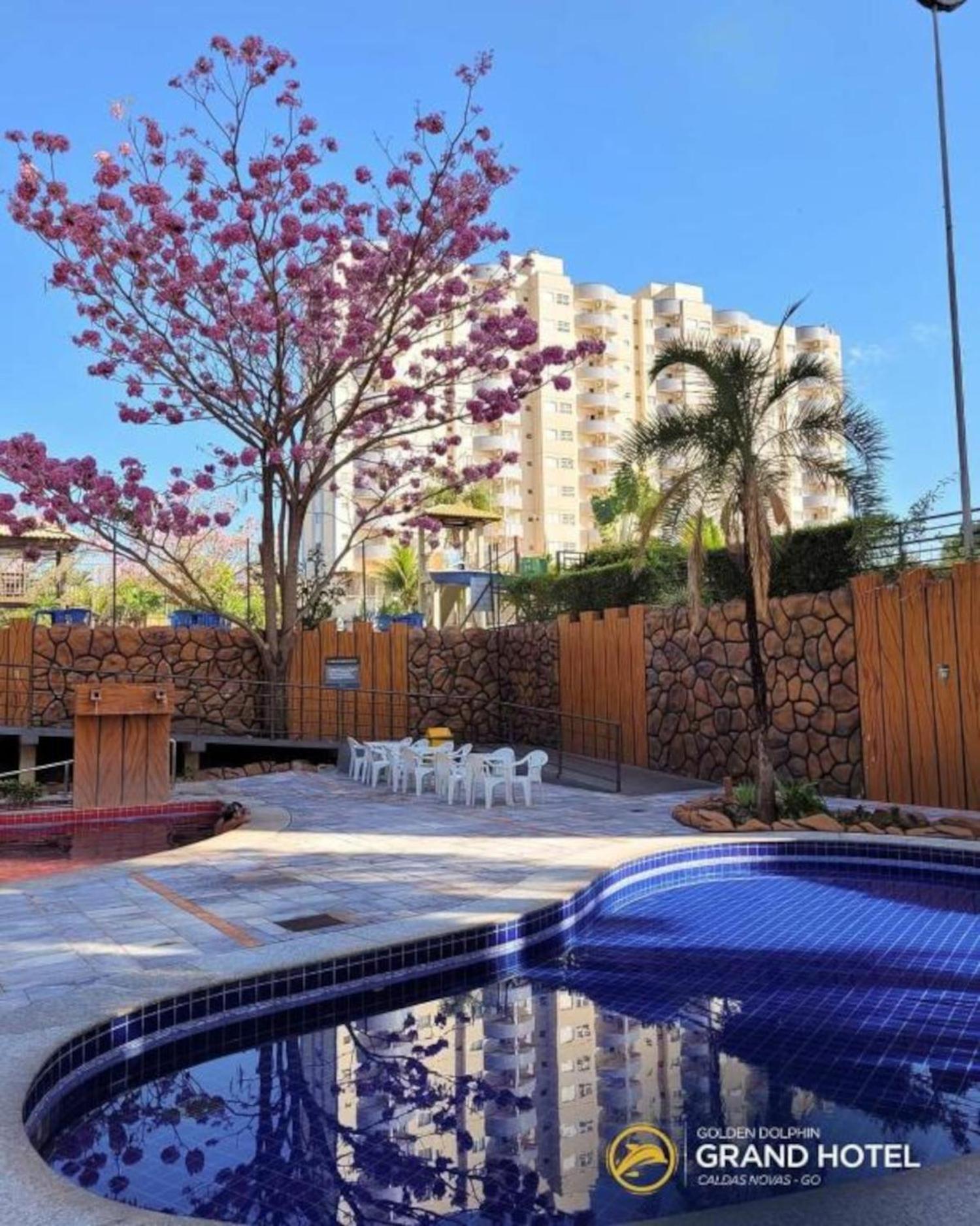 Caldas Novas, Golden Dolphin Grand Hotel, Quarto Sala Cozinha Aconchegante, Ap 361 Ngoại thất bức ảnh
