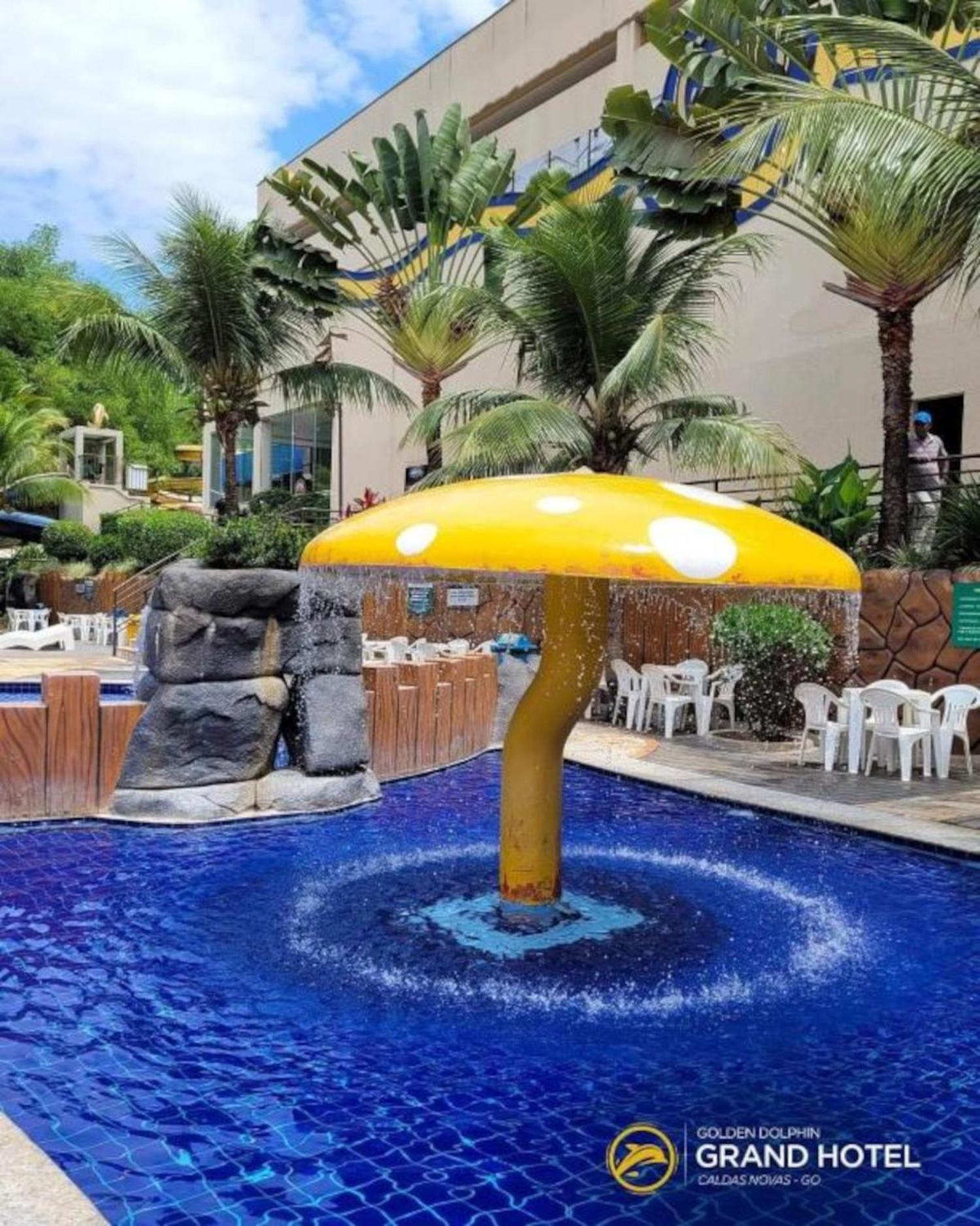 Caldas Novas, Golden Dolphin Grand Hotel, Quarto Sala Cozinha Aconchegante, Ap 361 Ngoại thất bức ảnh